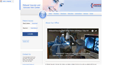 Desktop Screenshot of midwestvascular.net