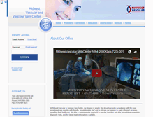 Tablet Screenshot of midwestvascular.net